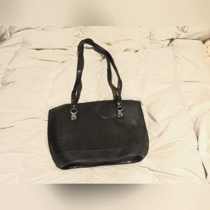 Vintage leather like shoulder bag